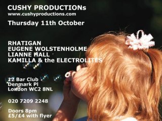 Flyer 11-10-01link to Cushy gigs