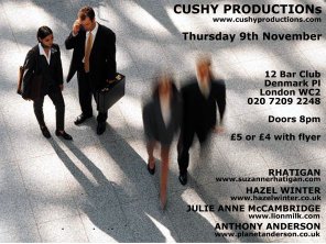 Flyer 9-10-00 link to Cushy gigs